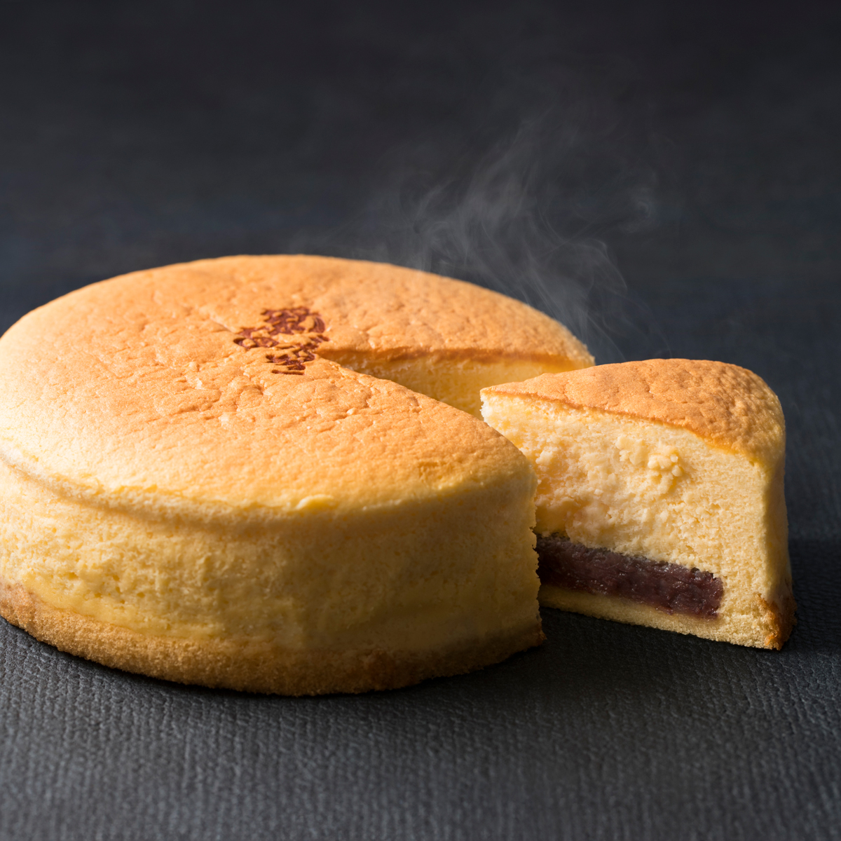 レンジで美味しい<br>あん入りスフレチーズケーキ