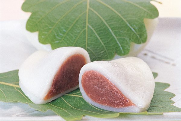 柏餅 こしあん