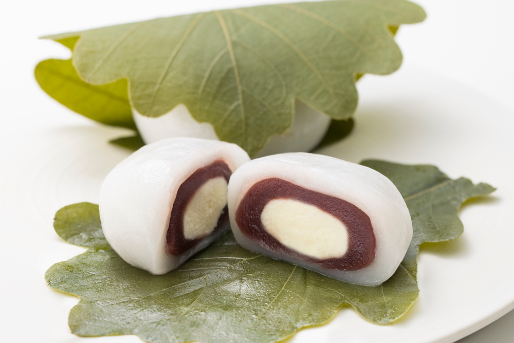 クリーム柏餅 こしあん