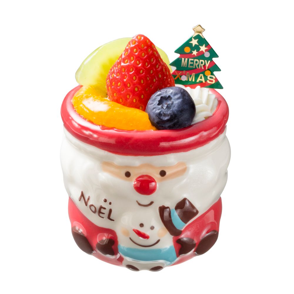 サンタのスペシャルパフェ