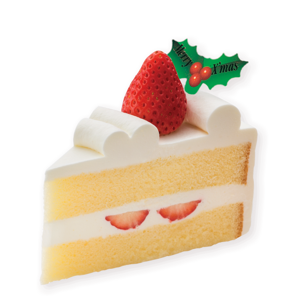 クリスマス・いちごのショートケーキ